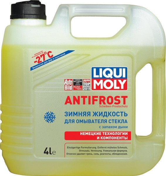Зимняя жидкость для омывателя стекла ANTIFROST Scheiben-Frostschutz -27 (4л) LIQUI MOLY, 00690